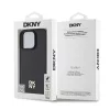  iPhone 16 Pro fekete DKNY PU bőr ismétlődő mintázatú logó MagS-3666339333645 6 kép
