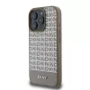  iPhone 16 Pro Max Barna DKNY PU Bőr Ismétlődő Minta Alsó Csík M-3666339333812 3 kép