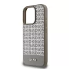 iPhone 16 Pro Max Barna DKNY PU Bőr Ismétlődő Minta Alsó Csík M-3666339333812 4 kép
