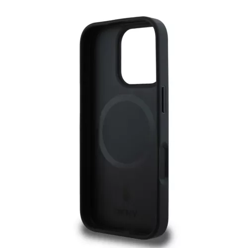  iPhone 16 Pro Max Fekete DKNY PU Bőr Ismétlődő Minta Alsó Csík -3666339333850 5 kép