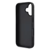  iPhone 16 Fekete DKNY PU bőr kockás mintás és csíkos tok-3666339334109 5 kép
