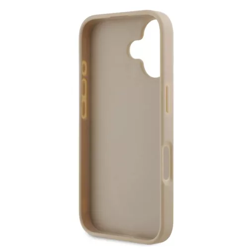  iPhone 16 Rózsaszín DKNY PU bőr kockás mintás és csíkos tok-3666339334222 5 kép