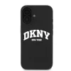  iPhone 16 Fekete DKNY Folyékony Szilikon Íves Logó MagSafe tok-3666339335106 2 kép