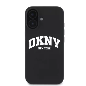  iPhone 16 Fekete DKNY Folyékony Szilikon Íves Logó MagSafe tok-3666339335106 2 kép