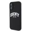  iPhone 16 Fekete DKNY Folyékony Szilikon Íves Logó MagSafe tok-3666339335106 3 kép