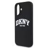  iPhone 16 Fekete DKNY Folyékony Szilikon Íves Logó MagSafe tok-3666339335106 4 kép