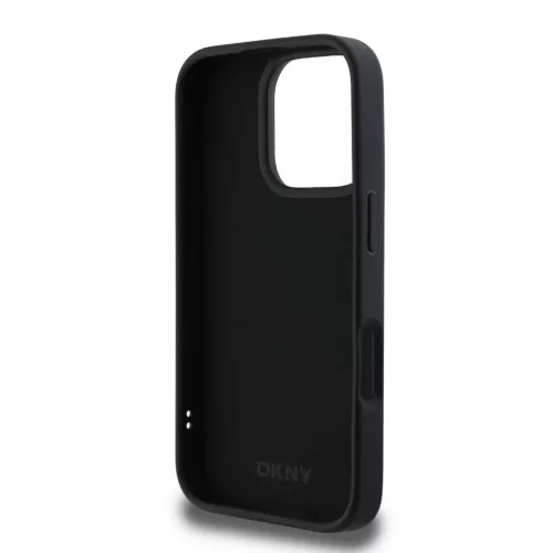  iPhone 16 Pro Max Fekete DKNY 3D Rubber Repeat Logo Line tok-3666339335335 5 kép