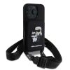 Karl Lagerfeld Saffiano Crossbody Pántos Karl és Choupette Tok iPhon-3666339343682 3 kép
