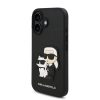 Karl Lagerfeld PU Saffiano Karl és Choupette tok iPhone 16 fekete tok-3666339343699 3 kép