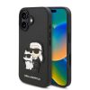 Karl Lagerfeld PU Saffiano Karl és Choupette tok iPhone 16 Plus Feket-3666339343705 1 kép