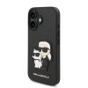 Karl Lagerfeld PU Saffiano Karl és Choupette tok iPhone 16 Plus Feket-3666339343705 3 kép