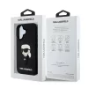  iPhone 16 Fekete Karl Lagerfeld 3D Rubber Ikonik tok-3666339343736 6 kép