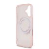 Guess IML Flowers Ring MagSafe tok rózsaszín iPhone 16 tok-3666339345006 5 kép