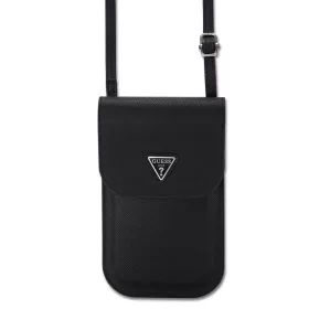 Guess PU Grained Triangle Logo Kézitáska Fekete-3666339345235 1 kép