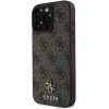 Guess PU 4G Small Metal Logo MagSafe tok iPhone 16 Pro Max Barna-3666339349691 3 kép