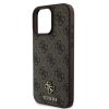 Guess PU 4G Small Metal Logo MagSafe tok iPhone 16 Pro Max Barna-3666339349691 4 kép