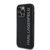 Karl Lagerfeld 3D Rubber Glitter Logo iPhone 14 Pro tok-3666339356941 1 kép
