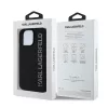  iPhone 15 Pro Fekete Karl Lagerfeld 3D Gumicsillogós Logós Tok-3666339356989 7 kép