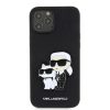 Karl Lagerfeld PU Saffiano Karl és Choupette tok iPhone 12/12 Pro fek-3666339366315 2 kép