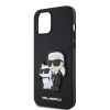 Karl Lagerfeld PU Saffiano Karl és Choupette tok iPhone 12/12 Pro fek-3666339366315 4 kép