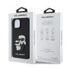 Karl Lagerfeld PU Saffiano Karl and Choupette tok iPhone 15 fekete-3666339366322 6 kép