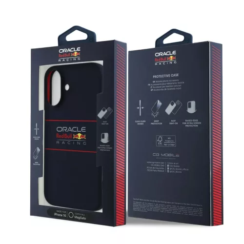 Red Bull Szilikon Vízszintes Logó MagSafe iPhone 16 tok Navy tok-3666339369101 7 kép