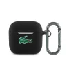  AirPods 4/5 fekete Lacoste Liquid Silicone Croc Logó tok