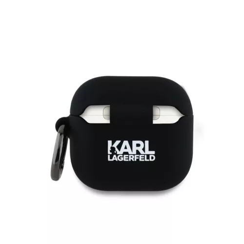 Karl Lagerfeld 3D Logo NFT Choupette Fej Szilikon Tok AirPods 4 Fekete-3666339398026 2 kép