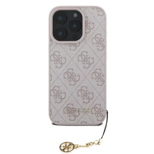  iPhone 16 Pro Max Árnyalatos Rózsaszín Guess 4G Charm tok-3666339398156 2 kép