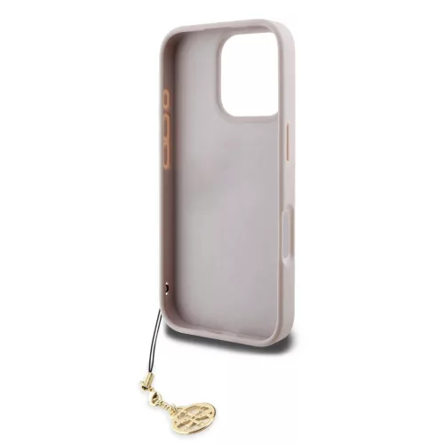  iPhone 16 Pro Max Árnyalatos Rózsaszín Guess 4G Charm tok-3666339398156 4 kép