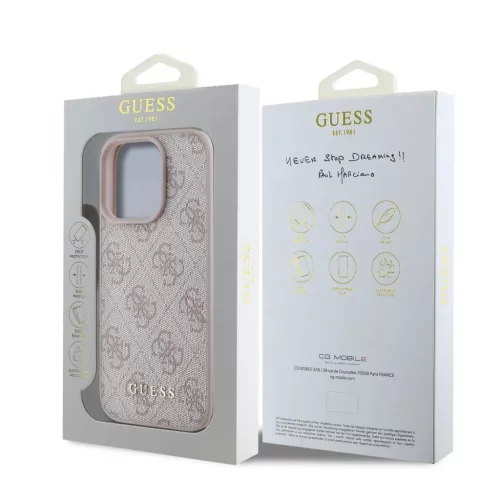  iPhone 16 Pro Max Árnyalatos Rózsaszín Guess 4G Charm tok-3666339398156 5 kép