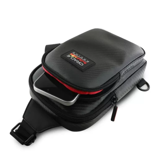Red Bull PU Carbon Keresztpántos Telefon Táska Fekete-3666339398545 4 kép