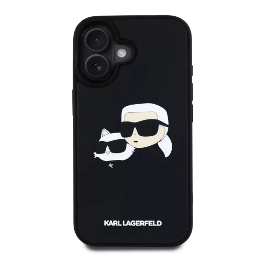  iPhone 16 Karl Lagerfeld 3D Rubber Double Heads tok-3666339402167 3 kép