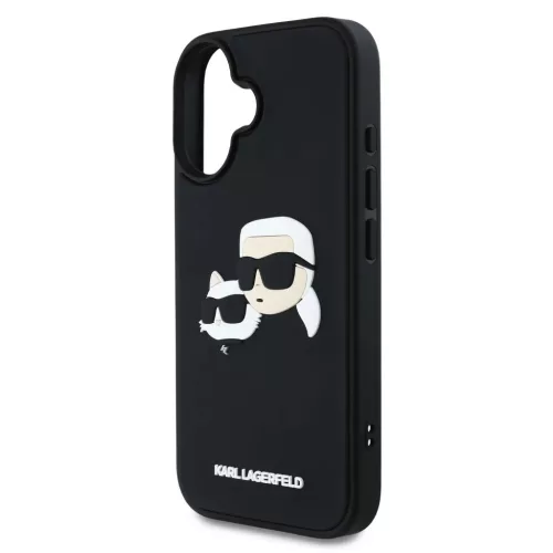  iPhone 16 Karl Lagerfeld 3D Rubber Double Heads tok-3666339402167 5 kép