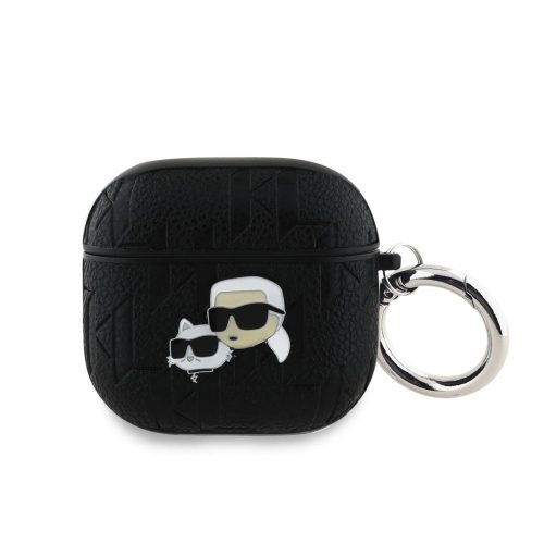 Karl Lagerfeld PU Dombornyomott Karl és Choupette fej AirPods 4 tok F-3666339419691 3 kép