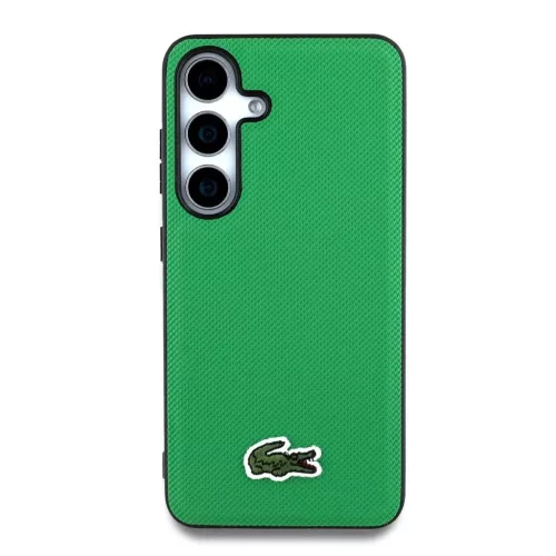  Samsung Galaxy S25 Zöld Lacoste Iconic Petit Pique Szövött Logós -3666339419707 3 kép
