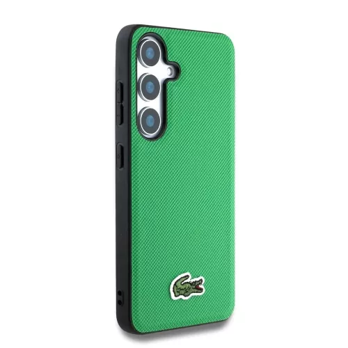  Samsung Galaxy S25 Zöld Lacoste Iconic Petit Pique Szövött Logós -3666339419707 4 kép
