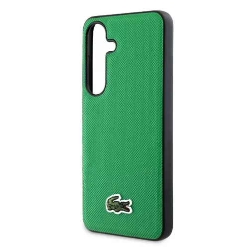  Samsung Galaxy S25 Zöld Lacoste Iconic Petit Pique Szövött Logós -3666339419707 5 kép