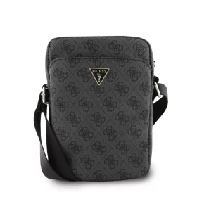 Guess PU 4G Háromszög Logós Válltáska 8" Fekete