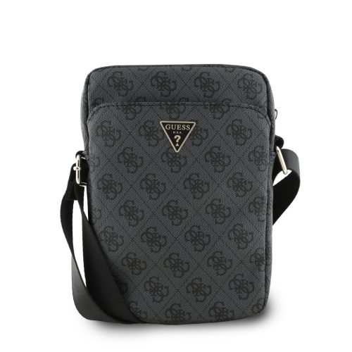 Guess PU 4G Háromszög Logós Válltáska 8" Fekete