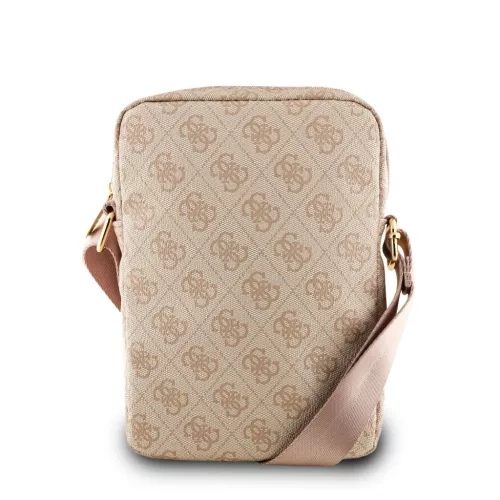 Guess PU 4G Triangle Logo Kézitáska 8" Rózsaszín-3666339422660 3 kép