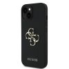 Guess PU Grained 4G Fém Logós tok iPhone 15-höz Fekete-3666339424497 1 kép