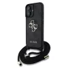  iPhone 16 Guess PU 4G Metal Logo Crossbody Strap tok