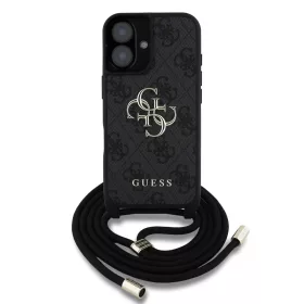  iPhone 16 Guess PU 4G Metal Logo Crossbody Strap tok-3666339434267 2 kép