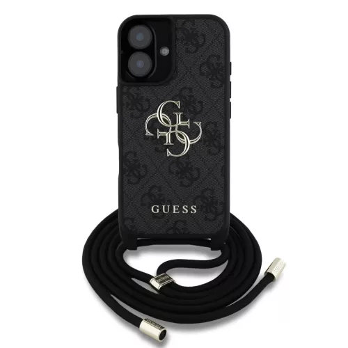  iPhone 16 Guess PU 4G Metal Logo Crossbody Strap tok-3666339434267 2 kép