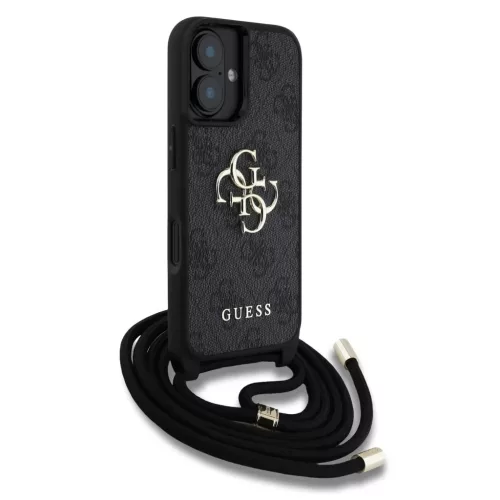  iPhone 16 Guess PU 4G Metal Logo Crossbody Strap tok-3666339434267 3 kép