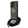 Guess PU 4G Metal Logo Crossbody Strap tok iPhone 16 barna tok-3666339434410 6 kép