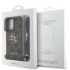 Guess PU 4G Metal Logo Crossbody Strap tok iPhone 16 barna tok-3666339434410 5 kép