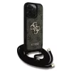  iPhone 16 Pro Barna Guess PU 4G Fém Logós Crossbody Pántos Tok-3666339434434 3 kép