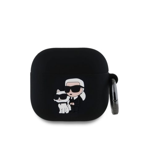 Karl Lagerfeld 3D Logo NFT Karl és Choupette Szilikon tok AirPods 4 F-3666339448684 3 kép